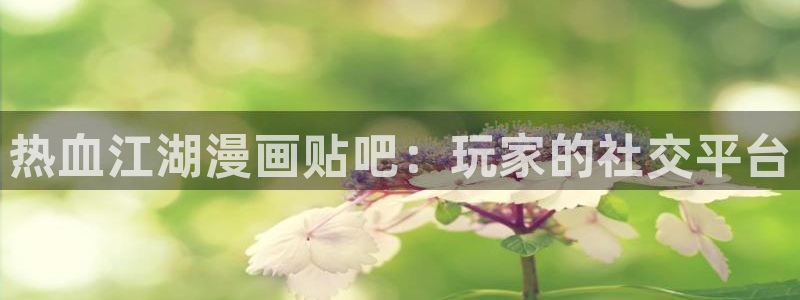 免费韩国漫画韩漫库：热血江湖漫画贴吧：玩家的社交平台